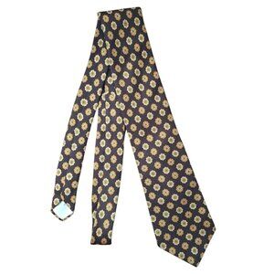 LIBERTY OF LONDON for Berkley VINTAGE 70s tie brown floral